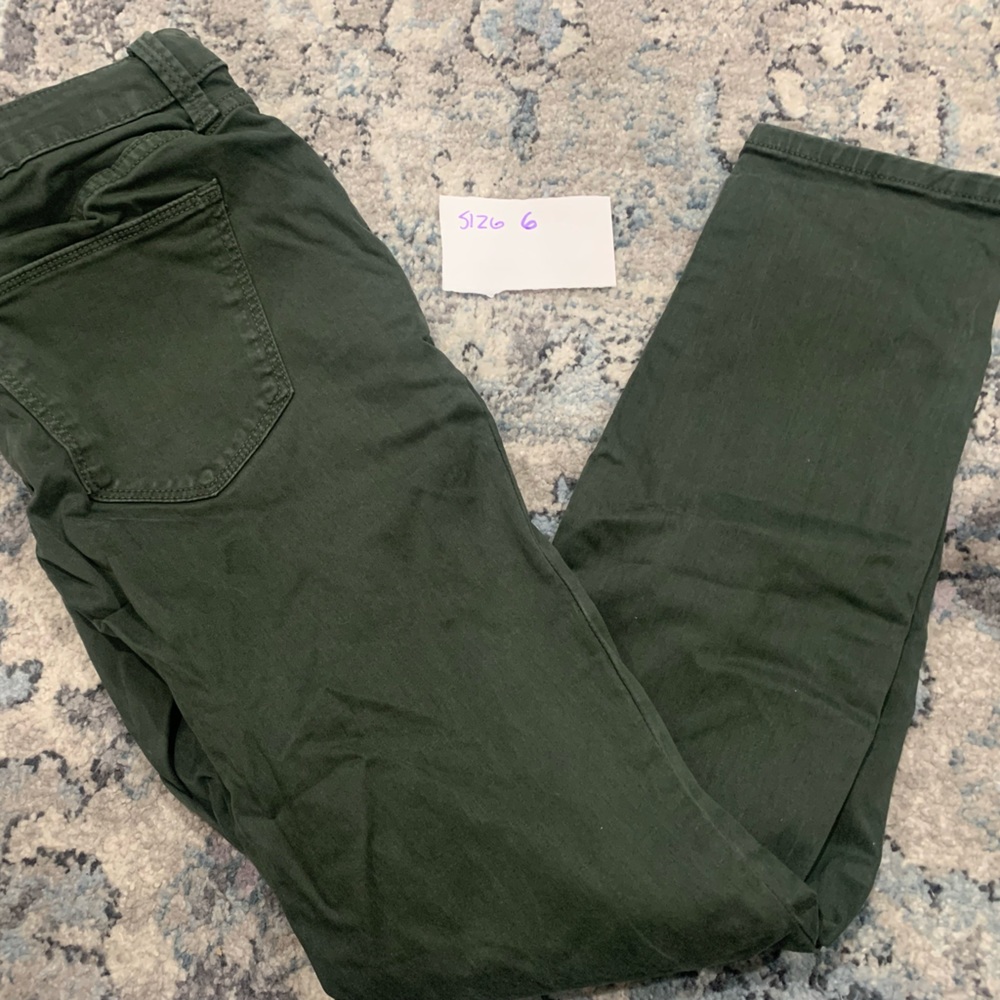 Green jeans